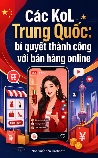 Book cover for Các KoL Trung Quốc: bí quyết thành công với bán hàng online