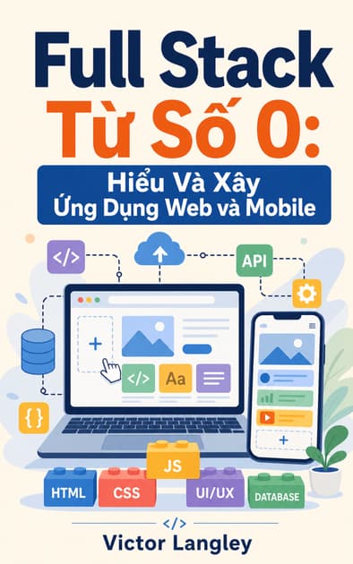 Book cover for Full Stack Từ Số 0: Hiểu Và Xây Ứng Dụng Web và Mobile