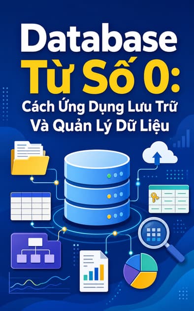 Book cover for Database Từ Số 0: Cách Ứng Dụng Lưu Trữ Và Quản Lý Dữ Liệu