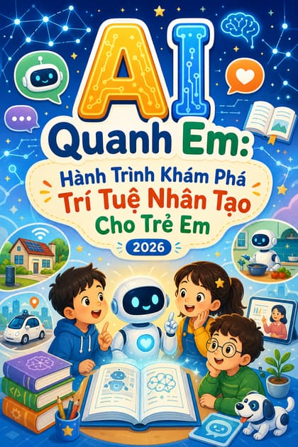 Book cover for AI Quanh Em: Hành Trình Khám Phá Trí Tuệ Nhân Tạo Cho Trẻ Em