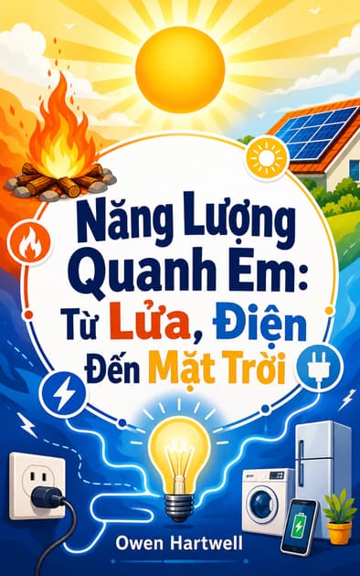 Book cover for Năng Lượng Quanh Em: Từ Lửa, Điện Đến Mặt Trời