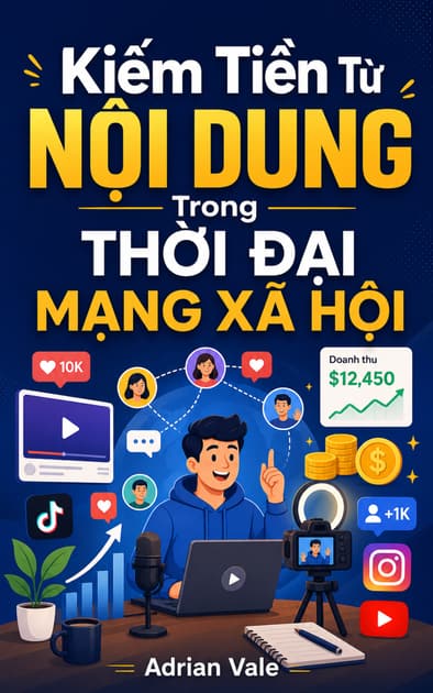Book cover for Kiếm Tiền Từ Nội Dung Trong Thời Đại Mạng Xã Hội