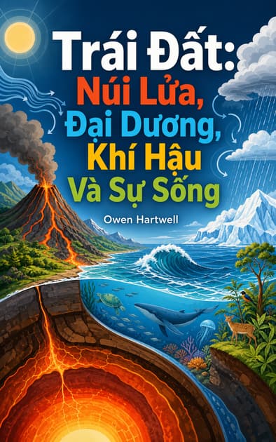 Book cover for Trái Đất: Núi Lửa, Đại Dương, Khí Hậu Và Sự Sống