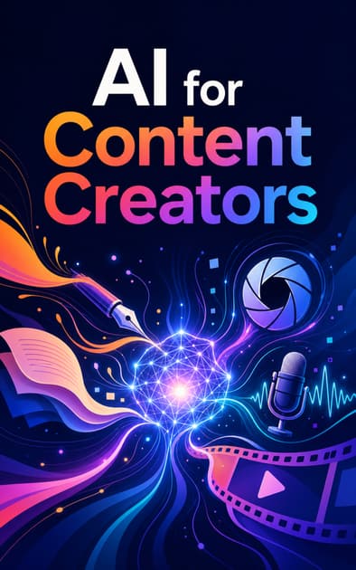 Book cover for AI for Content Creators
