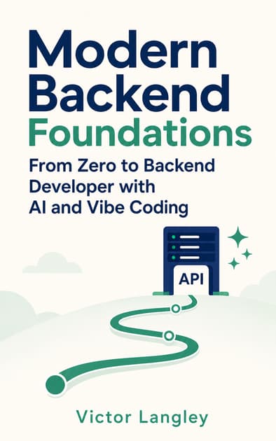Book cover for Modern Backend Foundations From Zero to Backend Developer with AI and Vibe Coding