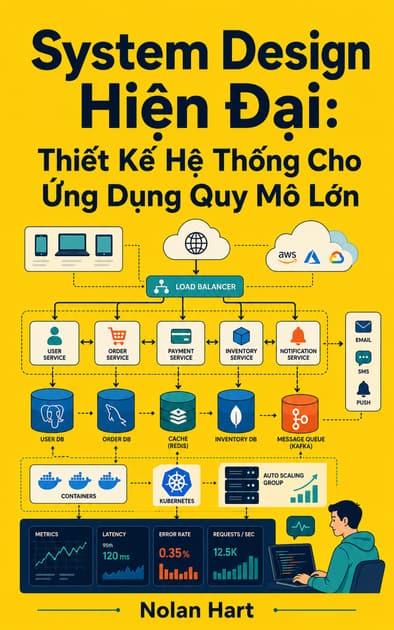 Book cover for System Design Hiện Đại: Thiết Kế Hệ Thống Cho Ứng Dụng Quy Mô Lớn