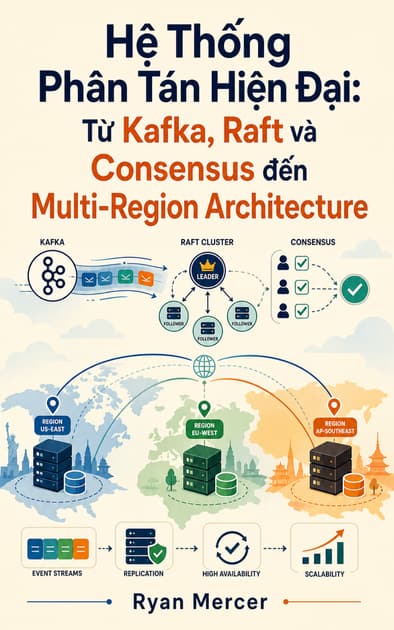 Book cover for Hệ Thống Phân Tán Hiện Đại: Từ Kafka, Raft và Consensus đến Multi-Region Architecture