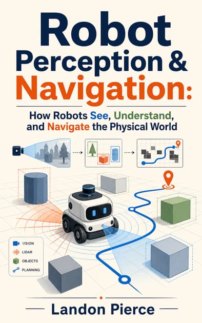 Book cover for Robot Perception & Navigation: How Robots See, Understand, and Navigate the Physical World