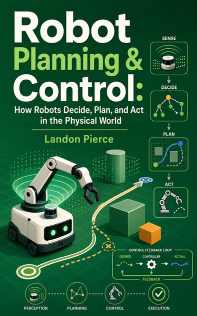 Book cover for Robot Planning & Control: How Robots Decide, Plan, and Act in the Physical World