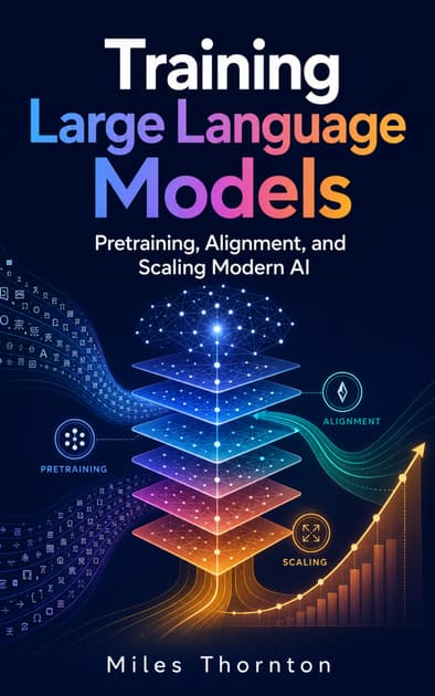 Book cover for Training Large Language Models Pretraining, Alignment, and Scaling Modern AI