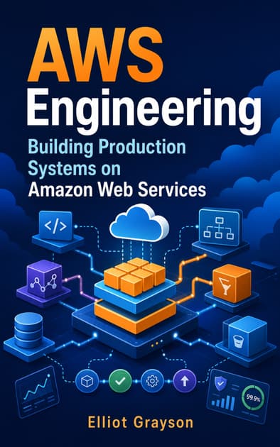 Book cover for AWS Engineering Building Production Systems on Amazon Web Services