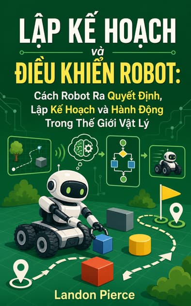 Book cover for Lập Kế Hoạch và Điều Khiển Robot: Cách Robot Ra Quyết Định, Lập Kế Hoạch và Hành Động Trong Thế Giới Vật Lý