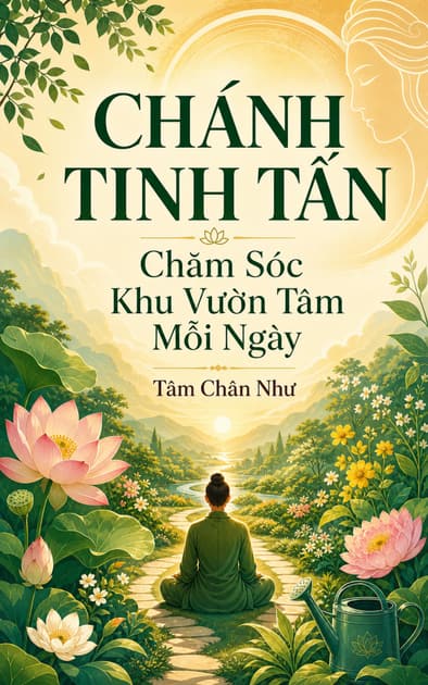 Book cover for CHÁNH TINH TẤN: Chăm Sóc Khu Vườn Tâm Mỗi Ngày