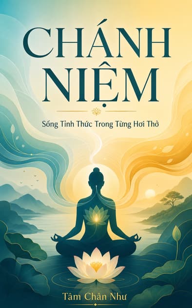 Book cover for CHÁNH NIỆM Sống Tỉnh Thức Trong Từng Hơi Thở
