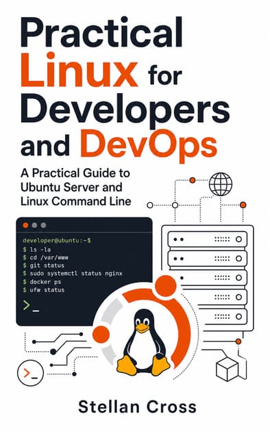 Book cover for Practical Linux for Developers and DevOps: A Practical Guide to Ubuntu Server and Linux Command Line