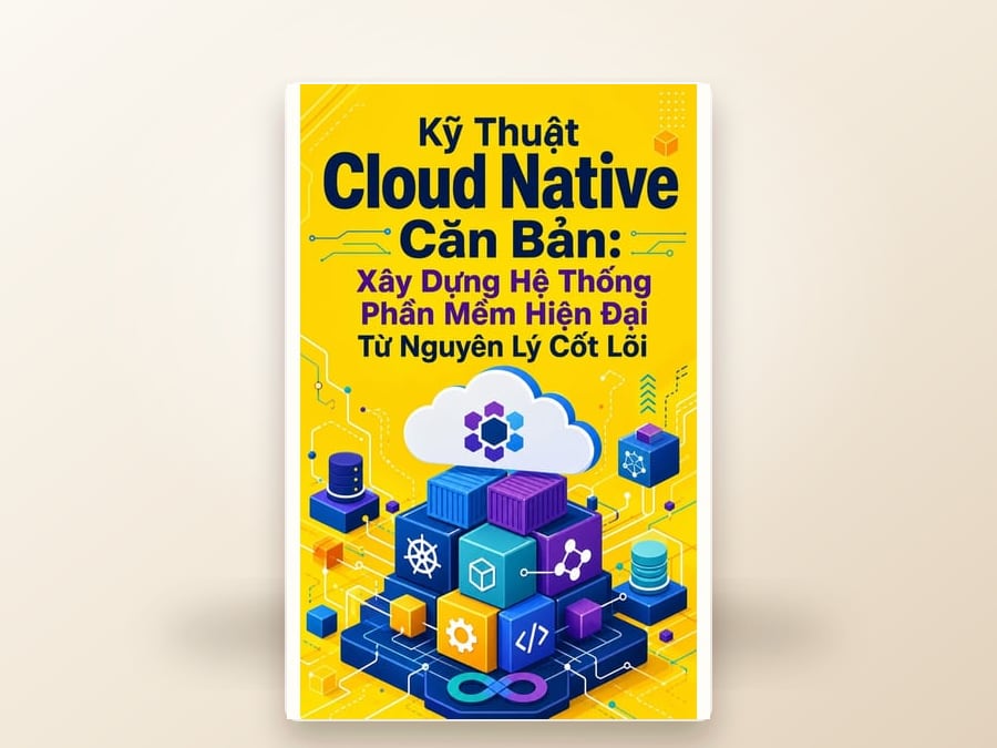 Book cover for Cloud Native tiếng Việt