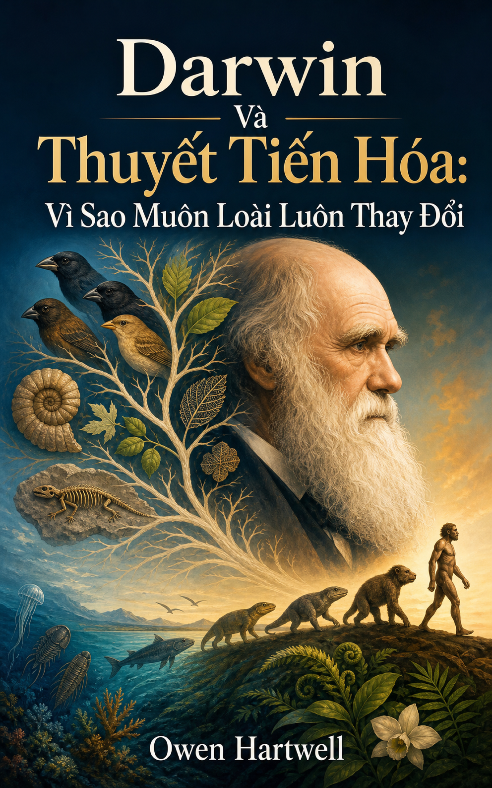 Book cover for Darwin Và Thuyết Tiến Hóa: Vì Sao Muôn Loài Luôn Thay Đổi