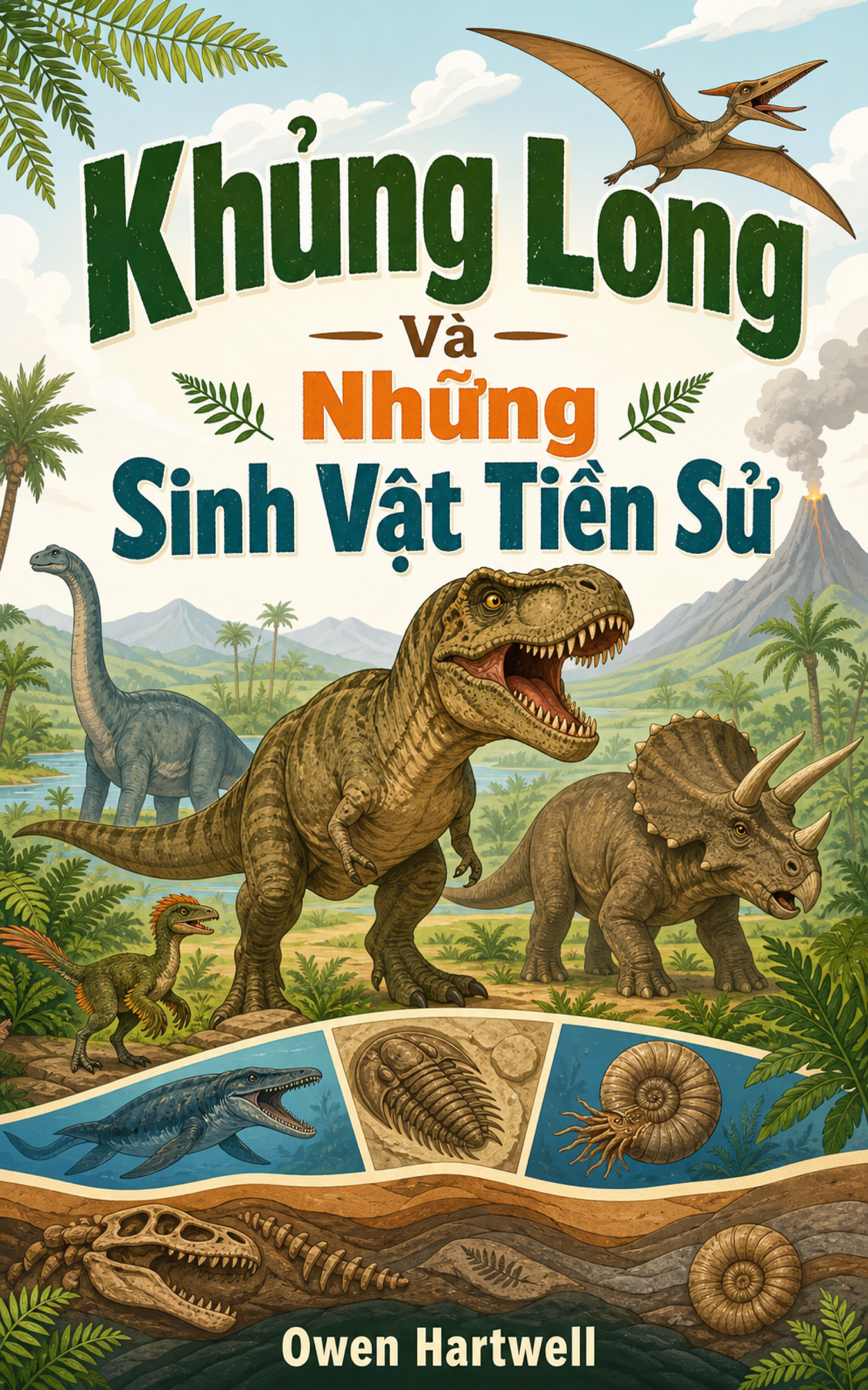 Book cover for Khủng Long Và Những Sinh Vật Tiền Sử